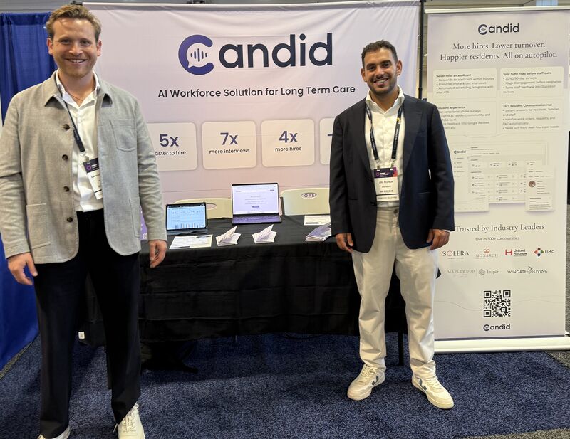 The Candid team at the SLEC 2026 booth